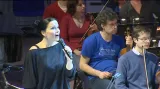 Tarja Turunenová zkouší na zítřejší koncert