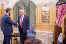 Trump se setkal se syrským vůdcem Šarou
