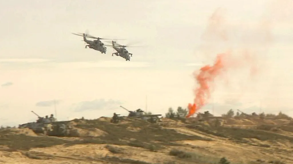 Společné cvičení ruské a běloruské armády