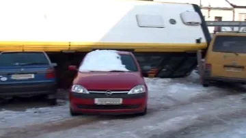 Havarovaný autobus