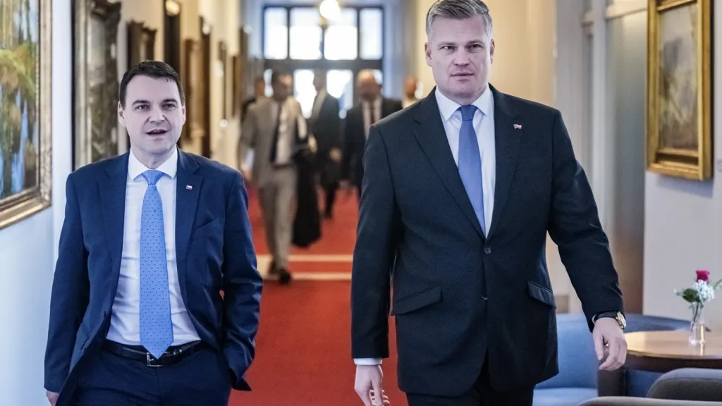 Petr Macinka a Filip Turek (leden 2026)