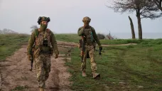 Ukrajinští vojáci v Oděské oblasti