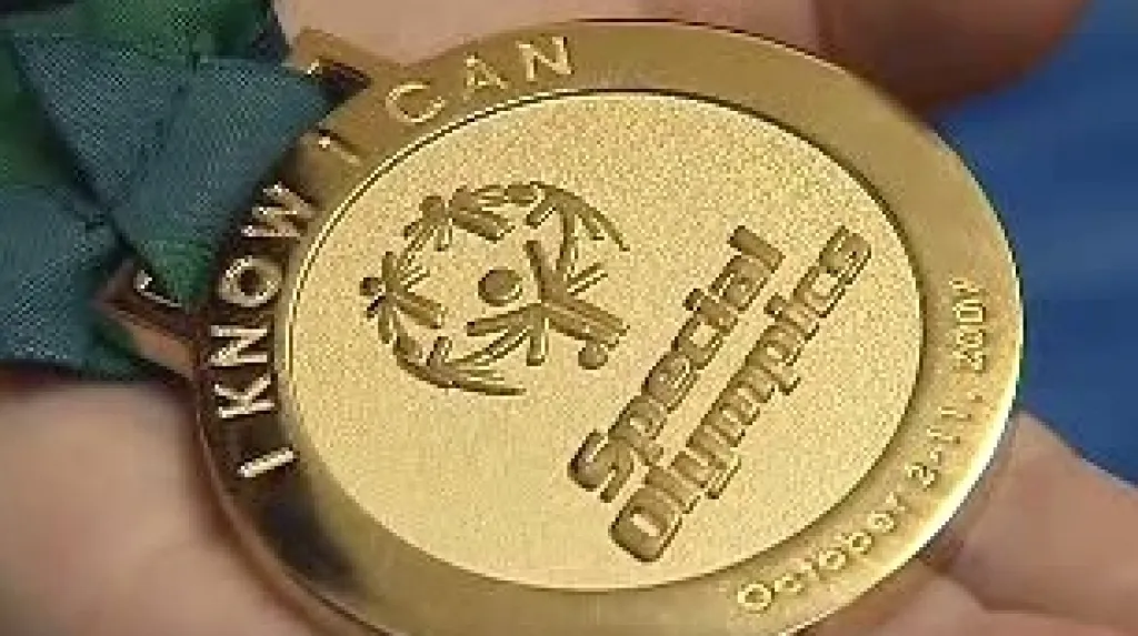 Zlatá medaile ze speciálních olympijských her v Číně