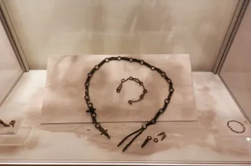 Výstava keltských šperků v muzeu v Lounech