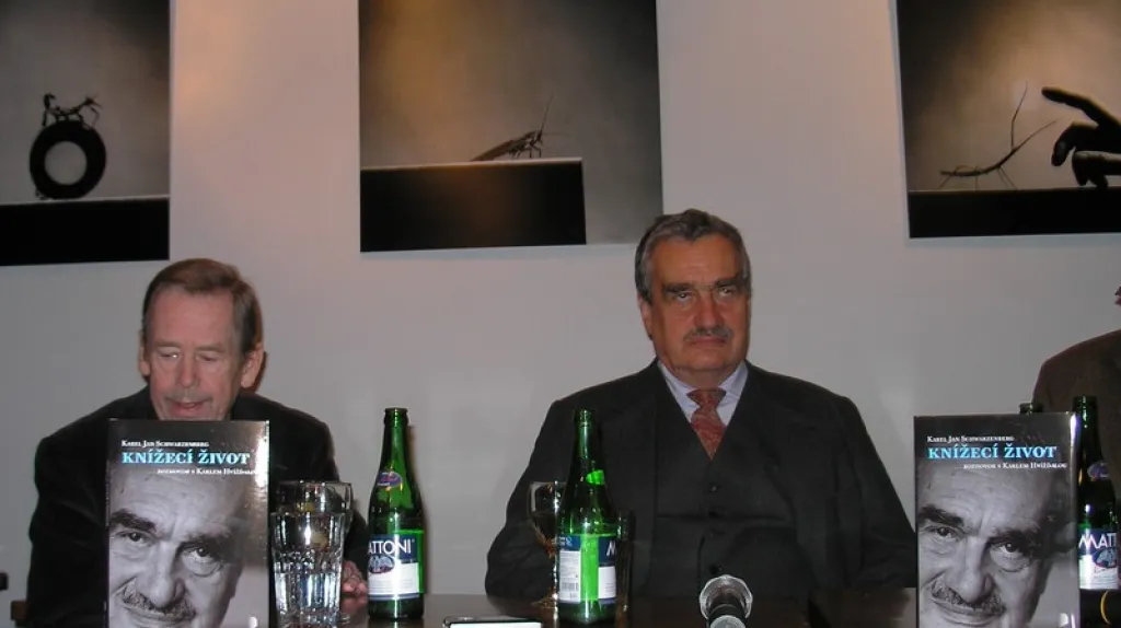 Václav Havel a Karel Schwarzenberg