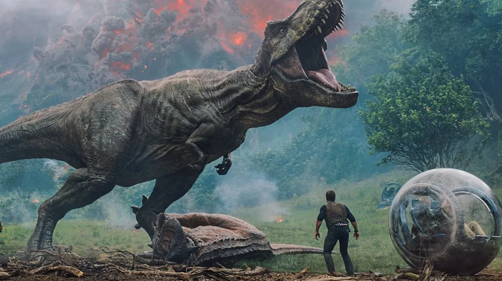 Snímek z filmu Jurský svět: Zánik říše