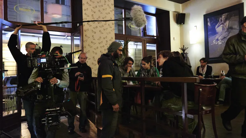 Natáčení filmu Hany