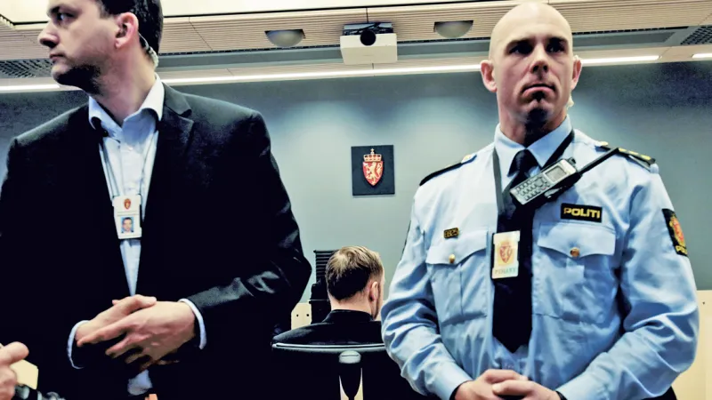 Anders Breivik  u soudu