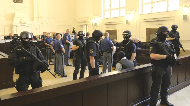 Rozsudek nad Švábovým gangem probíhal za přísných opatření