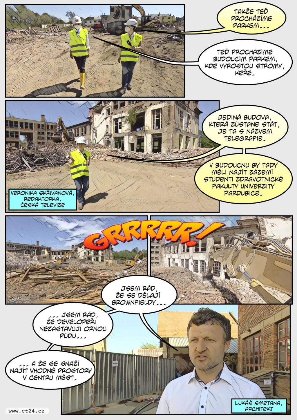 Areál bývalé továrny Tesla jde k zemi