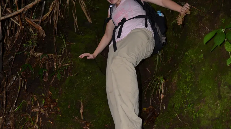 Ivana Šmelová zdolala sopku na Filipínách