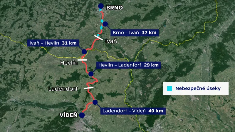 Cyklostezka z Brna do Vídně