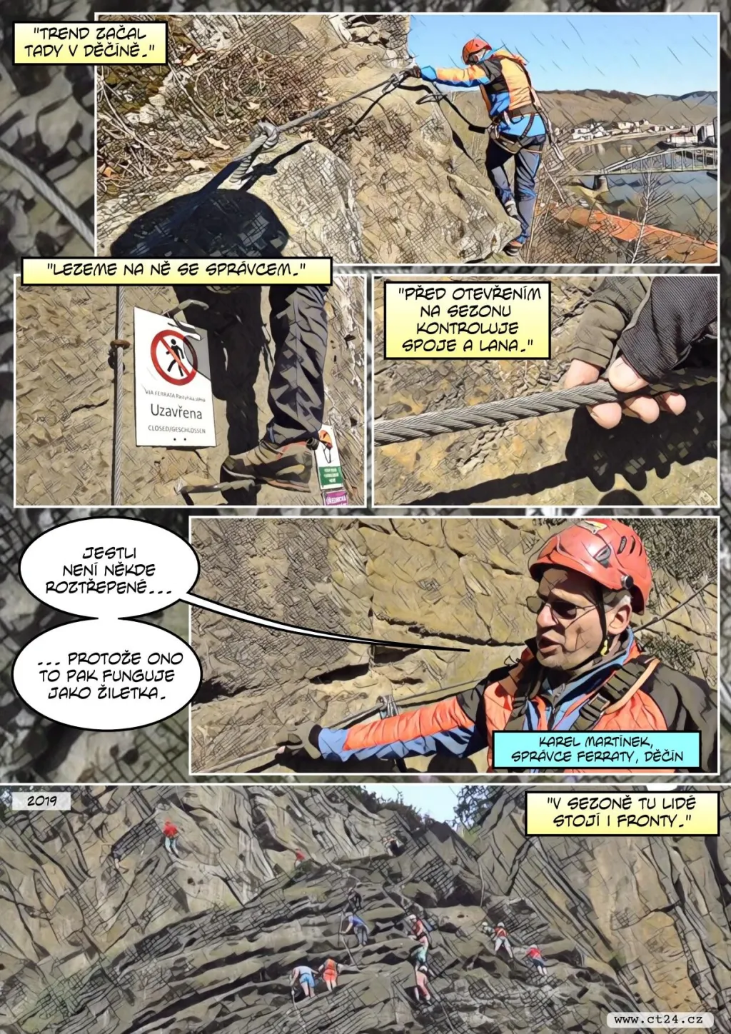 Rozmach skalních stezek