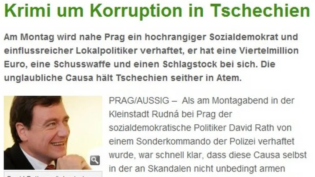 Frankfurter Rundschau o kauze Rath