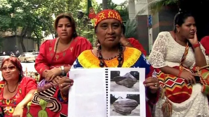Venezuelští indiáni chtějí zpět svůj kámen