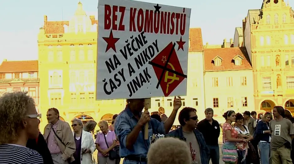 Demonstrace v Českých Budějovicích