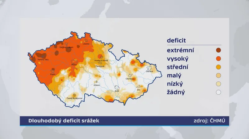 Dlouhodobý deficit srážek