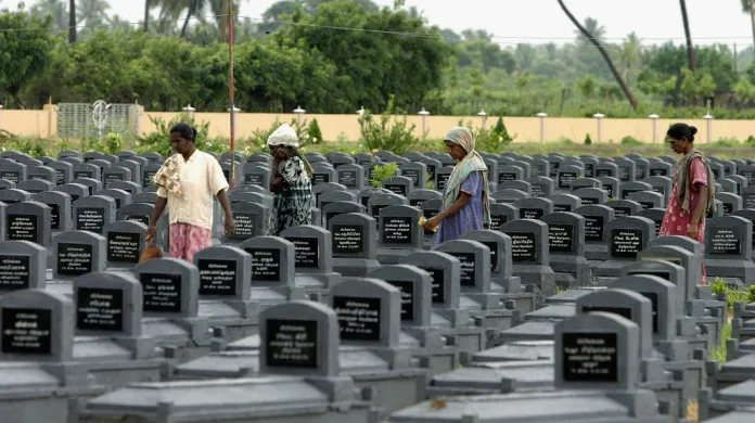 Hřbitov připomíná hrůzy konfliktu na Srí Lance