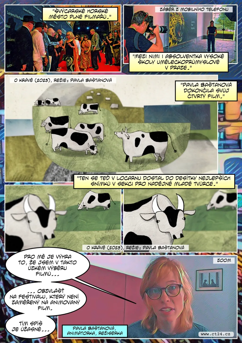 Český animovaný snímek měl premiéru na filmovém festivalu ve švýcarském Locarnu