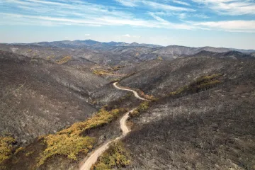 Požáry v řeckém národním parku Dadia znovu nabraly na síle