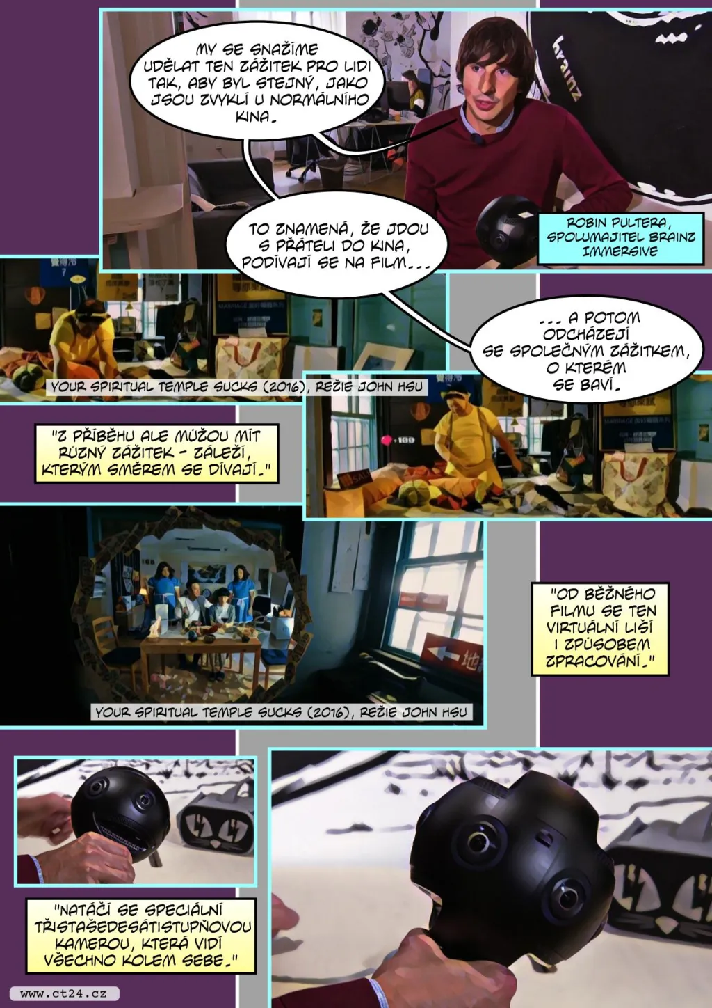 Moderní technologie ve filmu. Diváci se díky virtuální realitě stávají součástí příběhu