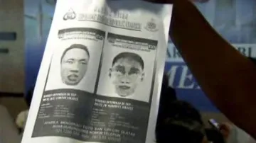 Portréty indonéských atentátníků