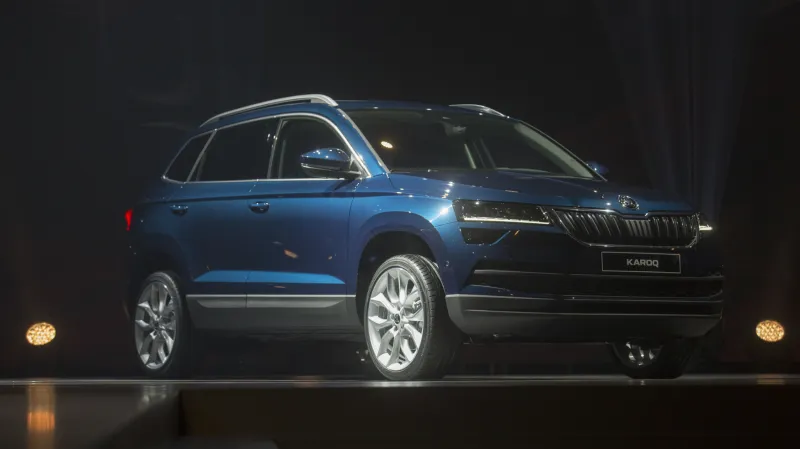 Škoda Karoq při své švédské premiéře.