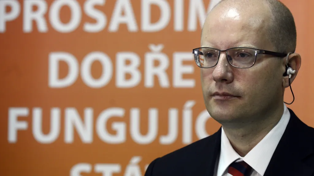 Předseda ČSSD Bohuslav Sobotka