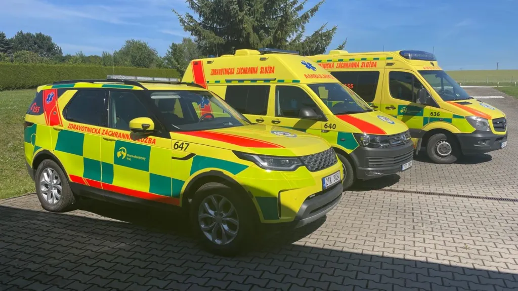 Sanitky ZZS Moravskoslezského kraje