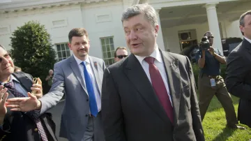 Petro Porošenko v Bílém domě
