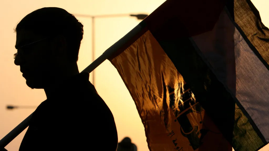 Příznivec Hizballáhu - ilustrační foto