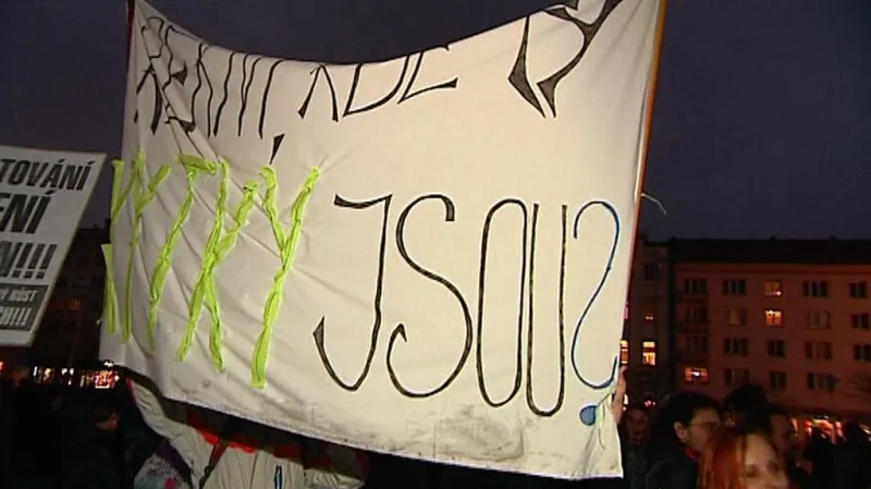 Protest proti zátahům na growshopy