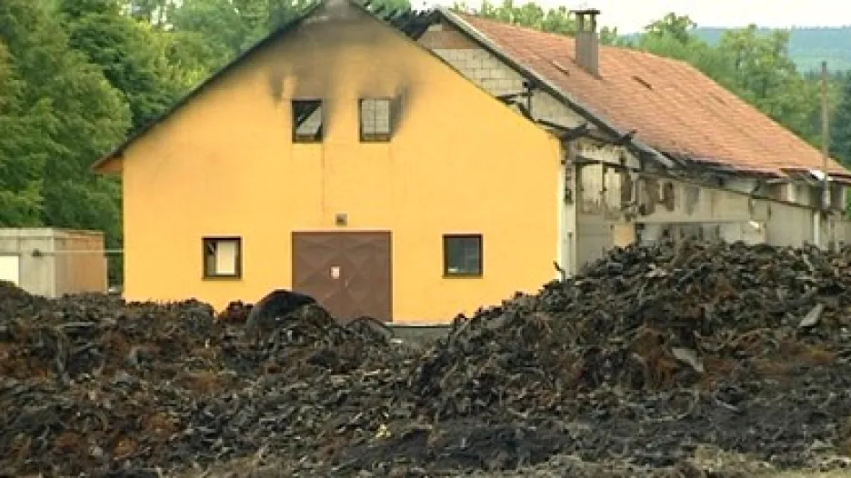 Následky požáru