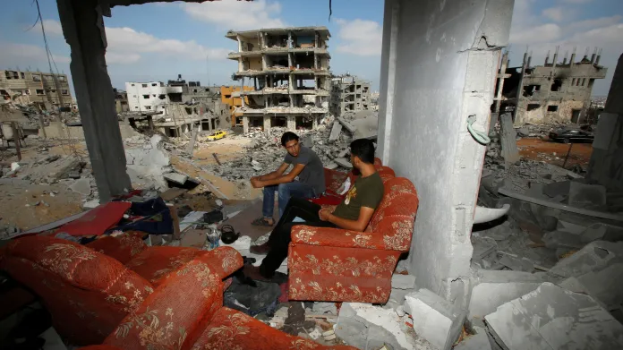 Gaza po izraelském bombardování