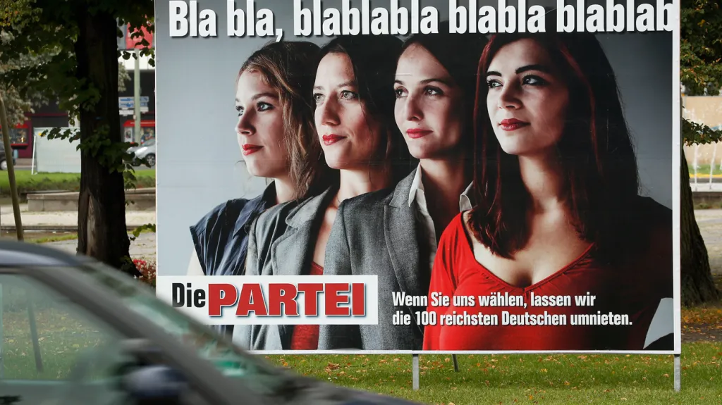 Kampaň recesistické strany Die Partei