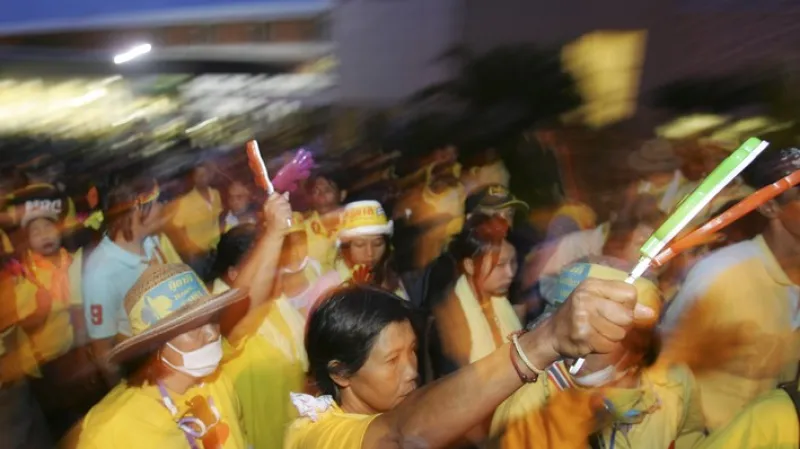 Protestující v Thajsku