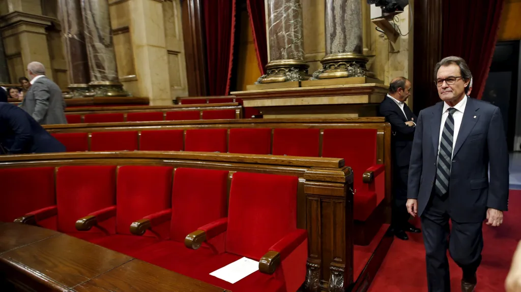Katalánský prezident Artur Mas