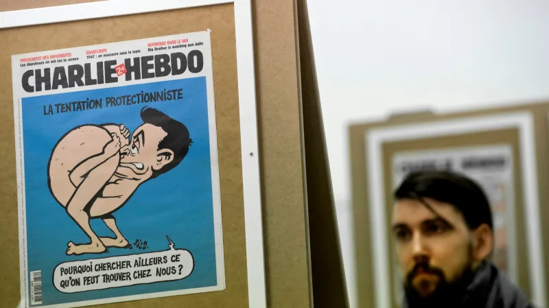 Výstava Charlie Hebdo v DOXu