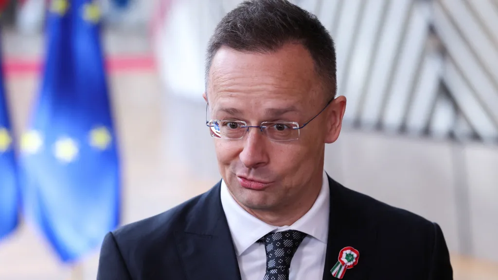 Maďarský ministr zahraničí Péter Szijjártó