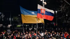 Proukrajinské demonstrace v Bratislavě