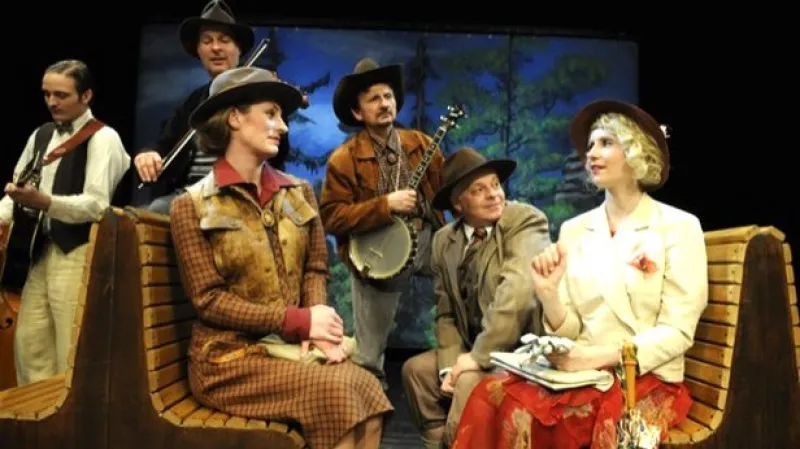 Z inscenace Zločin v Posázavském Pacifiku Městského divadla v Mladé Boleslavi