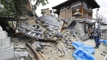 Zemětřesení v Japonsku, město Ósaka