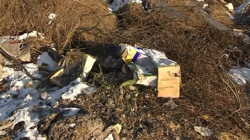 Nelegální skládka v Mistřicích