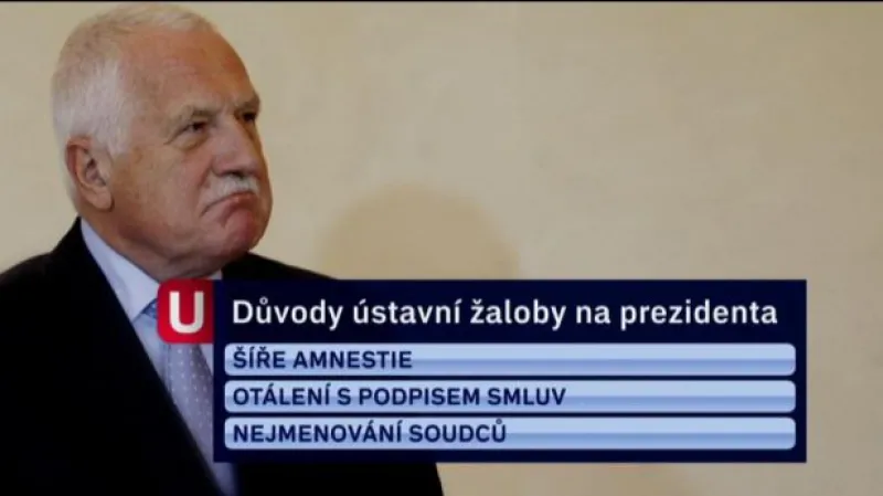 Žaloba pro velezradu tématem Událostí