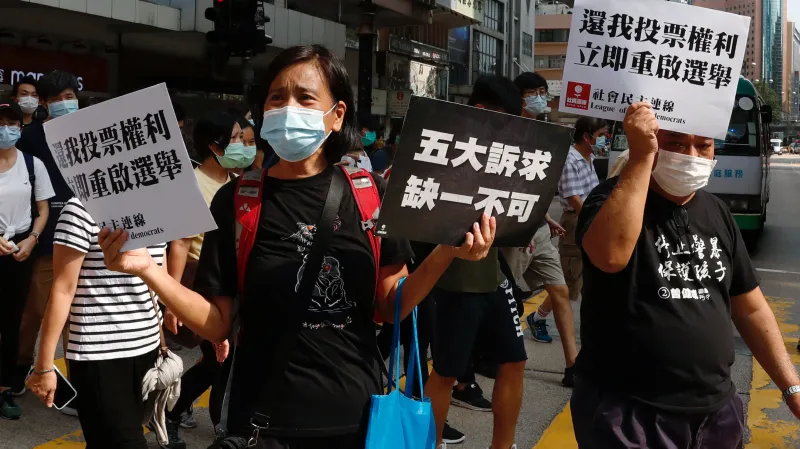 Demonstrace v Hongkongu