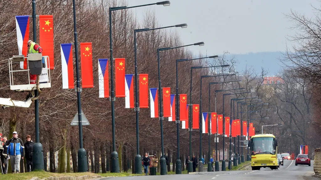 Výzdoba ulice Mariánské hradby