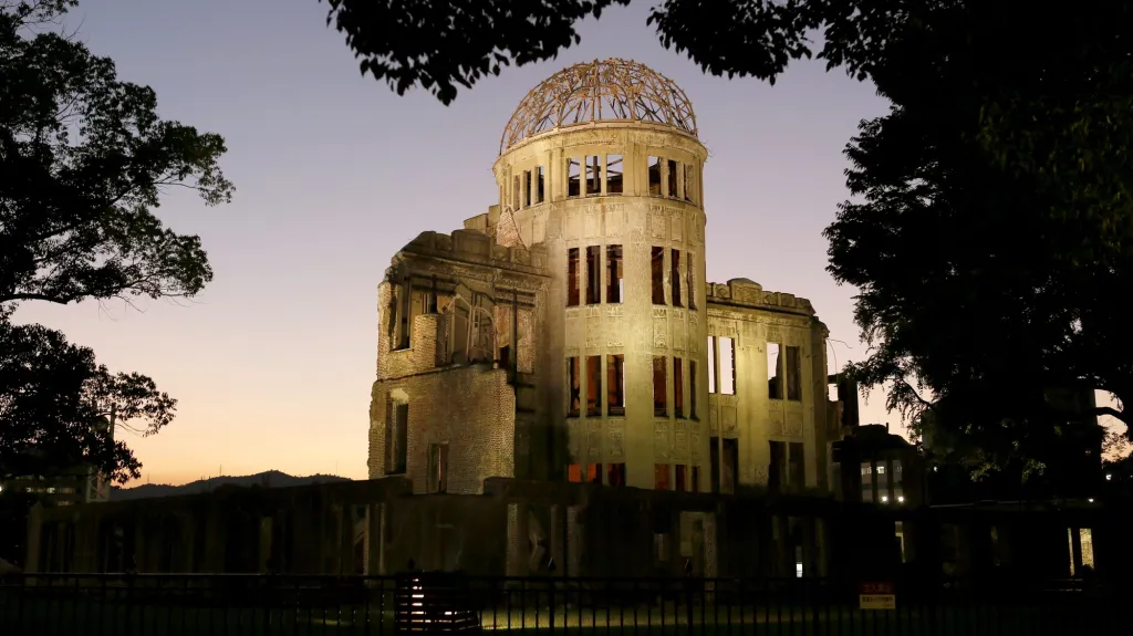 Genbaku Dóm - jedna z mála budov, které přežily výbuch atomové bomby