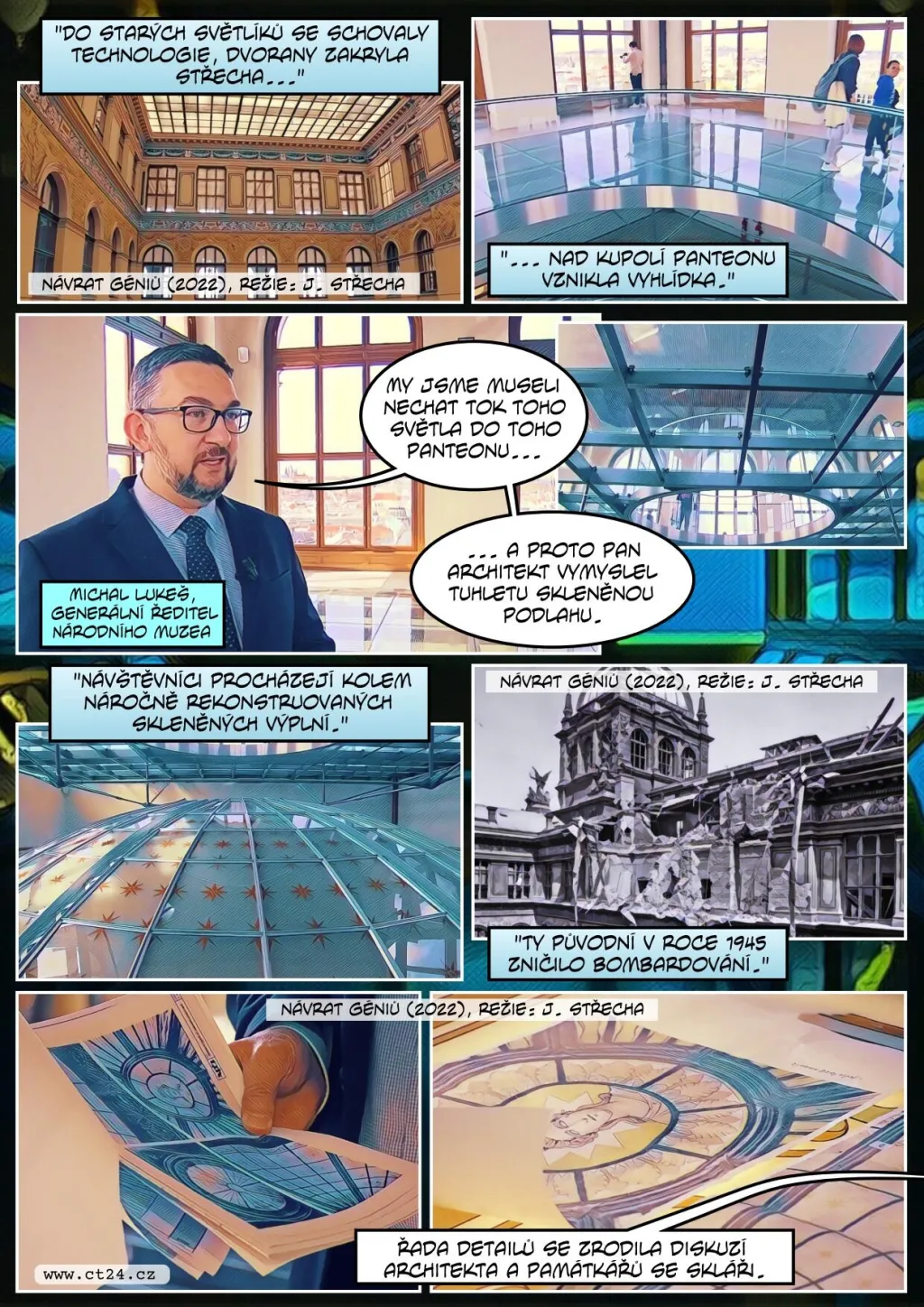 Dokument o opravě Národního muzea