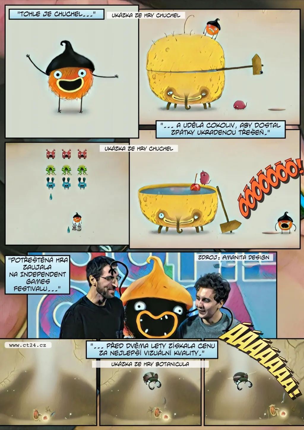 Stíny dětského pokoje v počítačové hře