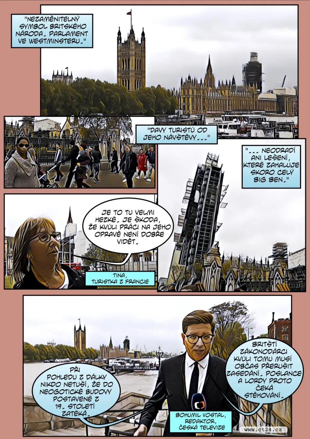 Komiks: Britský parlament čeká rekonstrukce